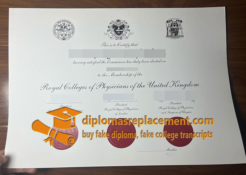RCPUK Certificate
