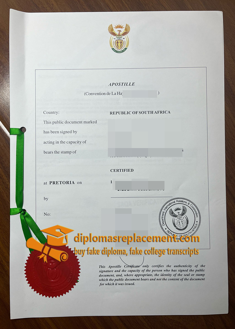 South Africa Apostille