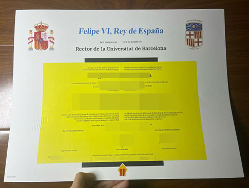 Universidad de Barcelona diploma replacement
