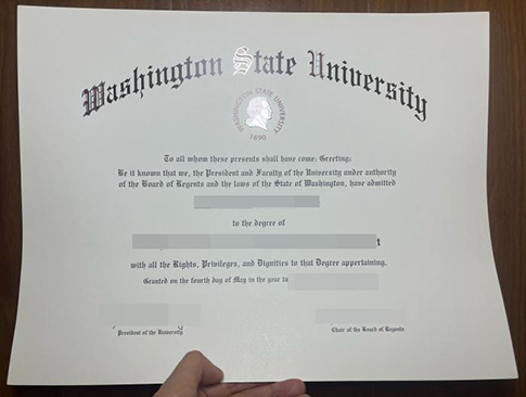 Washington State University diploma replacement