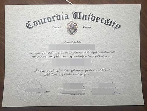 Concordia University degree replacement