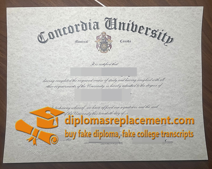 Concordia University degree