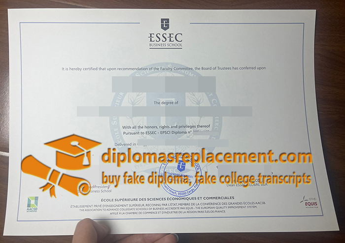 ESSEC Business School diploma