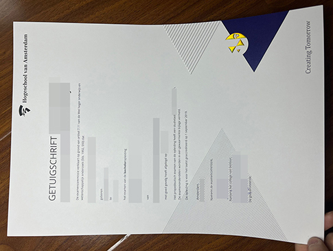 Hogeschool van Amsterdam diploma replacement