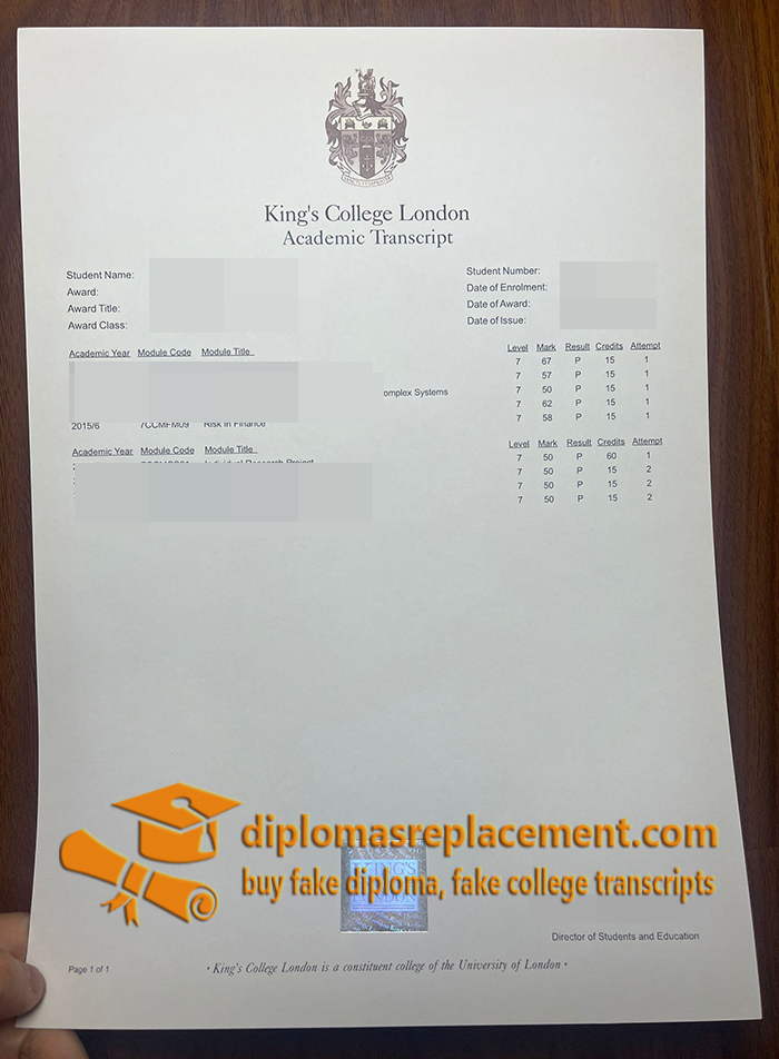 KCL transcript