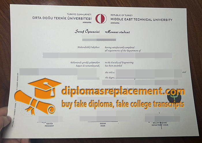 METU diploma