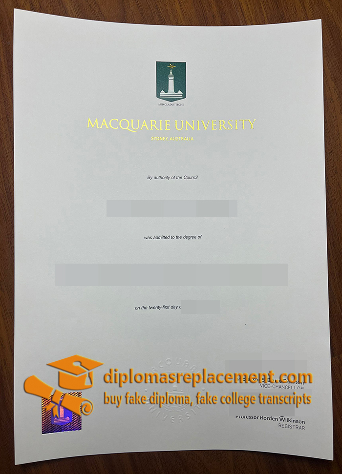 Macquarie University degree