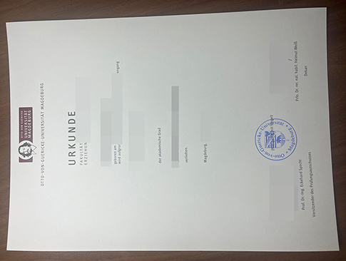 OVGU diploma replacement