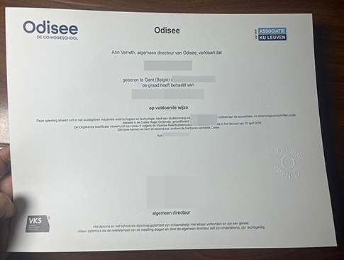 Odisee de co-hogeschool diploma replacement