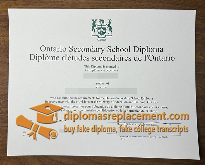 Ontario Secondary School Diploma