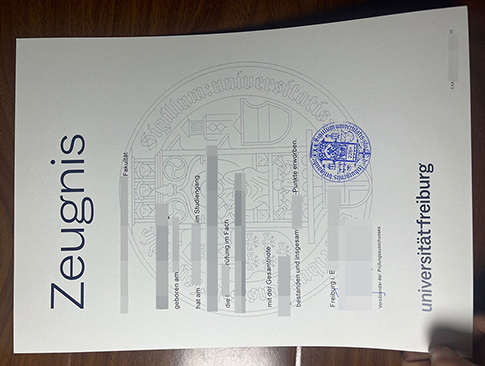 Universität Freiburg Zeugnis replacement
