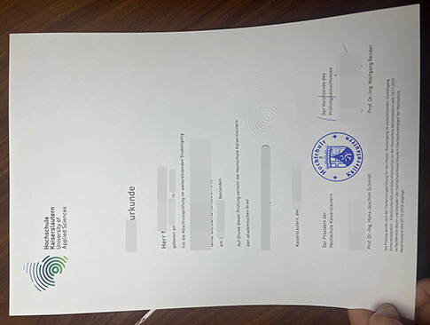 ‌Hochschule Kaiserslautern Urkunde replacement
