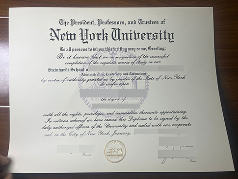 New York University diploma-1