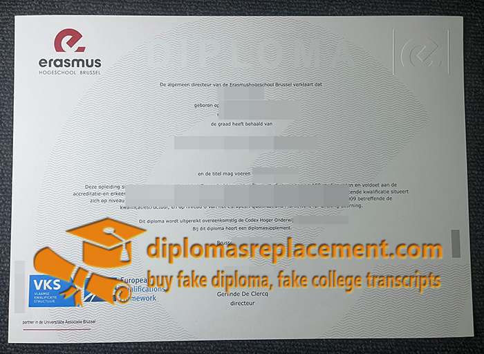 Erasmus Hogeschool Brussel diploma