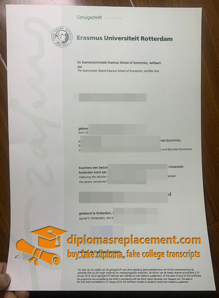 Erasmus University Rotterdam degree