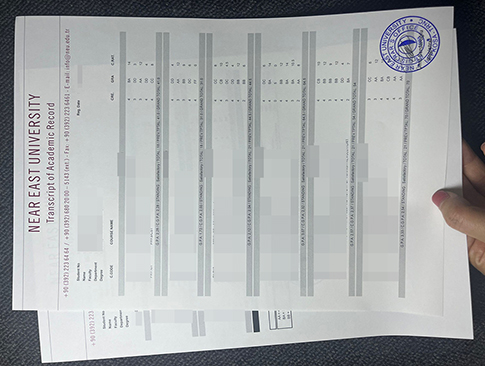Near East University transcript-1