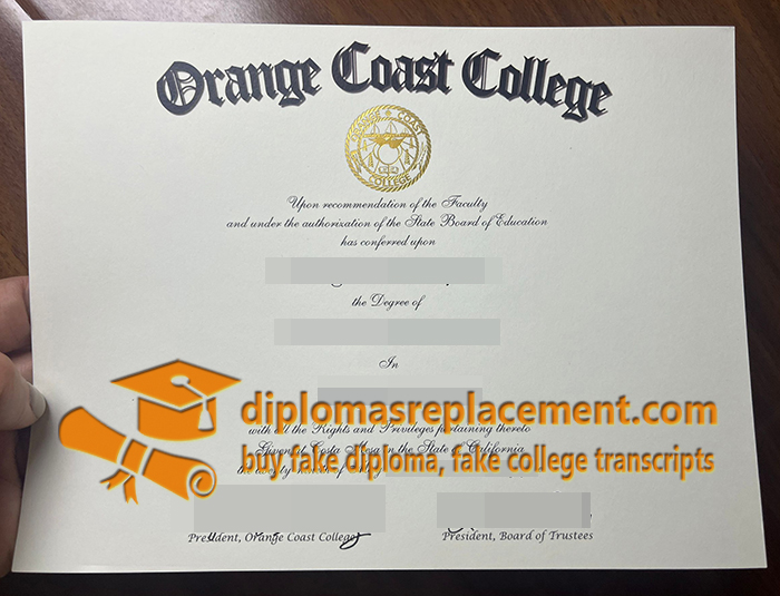 Orange Coast College degree