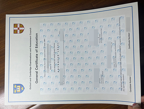 Oxford and Cambridge GCE Certificate-1