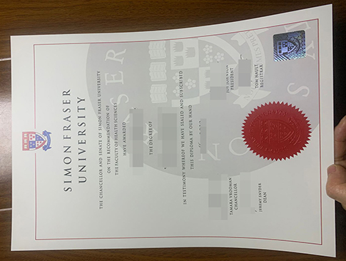 Simon Fraser University diploma-1