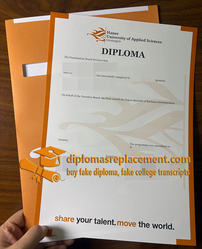 Hanzehogeschool Groningen diploma