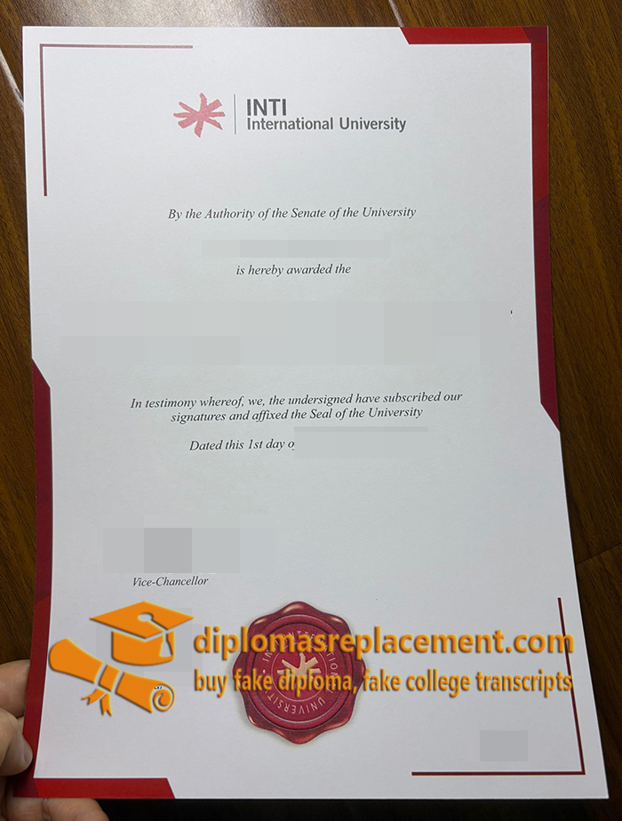 INTI International University diploma