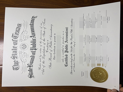 Texas CPA Certificate-1