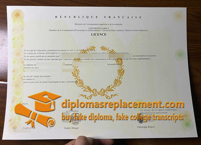 Université Paris 8 degree