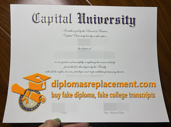 Capital University degree