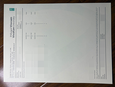 Wrexham University transcript-1