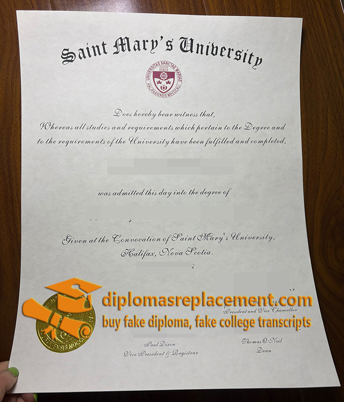 Saint Mary's University degree