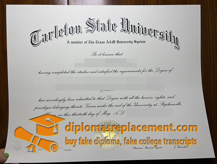 Tarleton State University degree