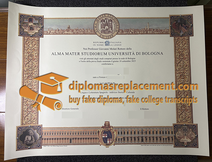 Università di Bologna diploma