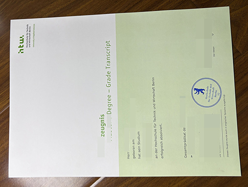 HTW Berlin Zeugnis replacement