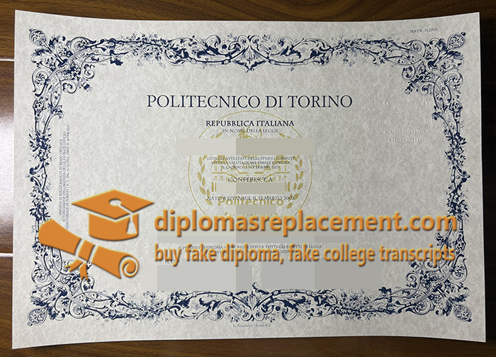 Politecnico di Torino degree