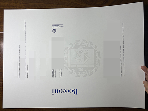 Università Bocconi diploma replacement