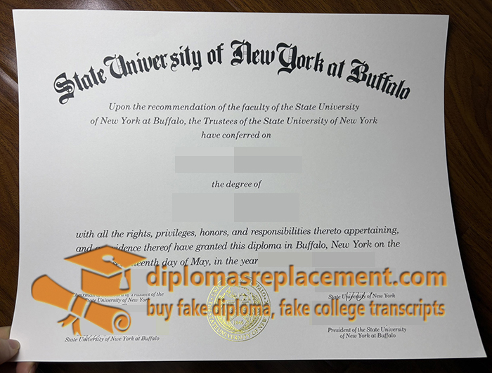 University at Buffalo diploma