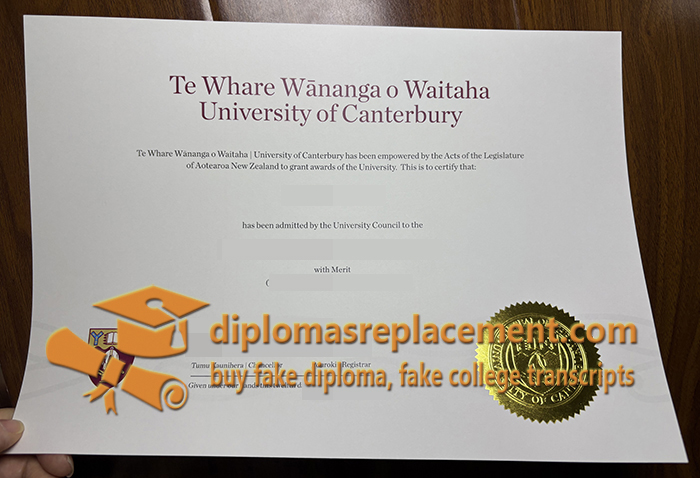 University of Canterbury degree