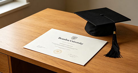 Brandon University diploma