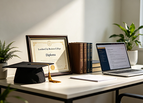 Verifiable Diplomas from the London City Business College