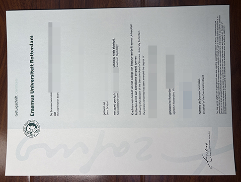 Erasmus Universiteit Rotterdam diploma replacement