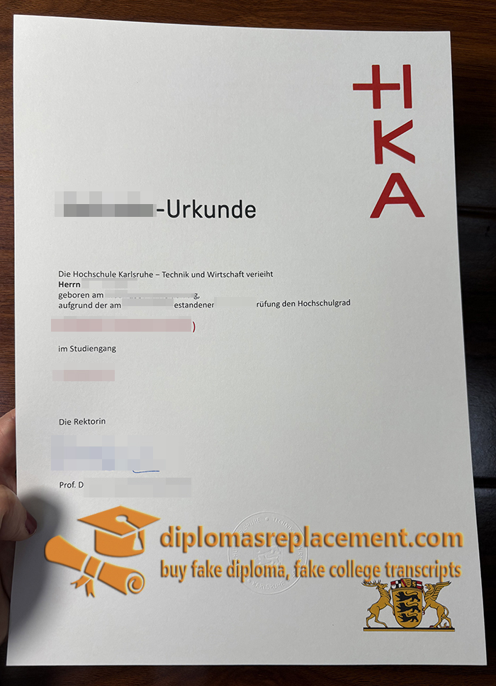 HKA Urkunde