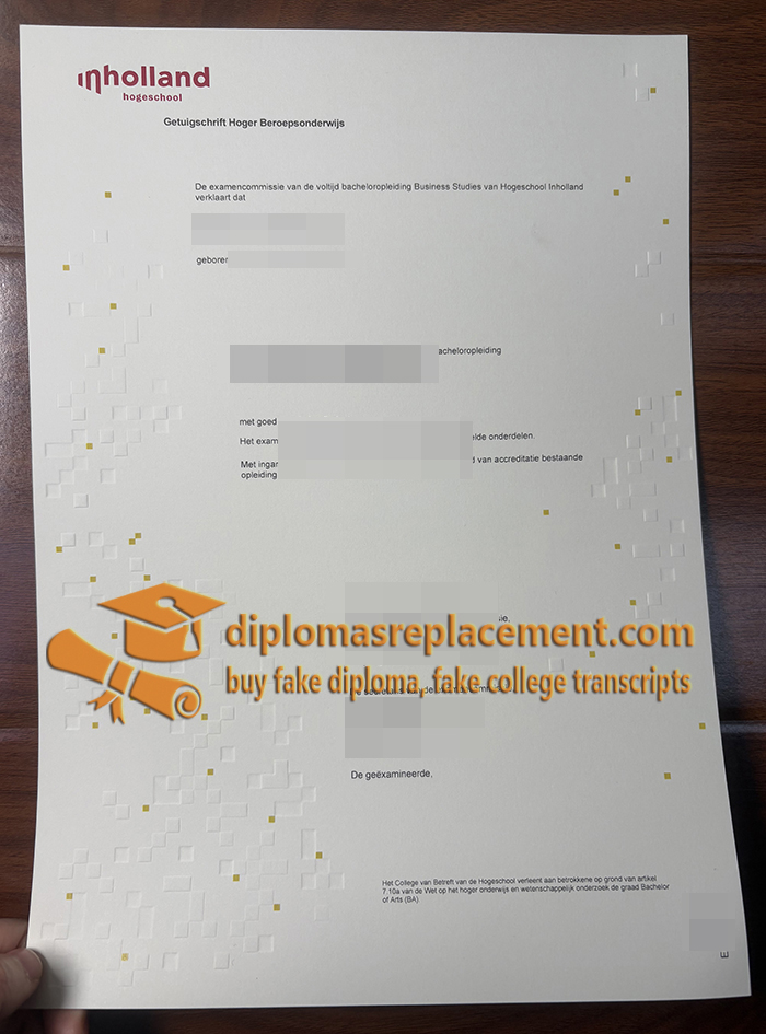 Hogeschool Inholland degree