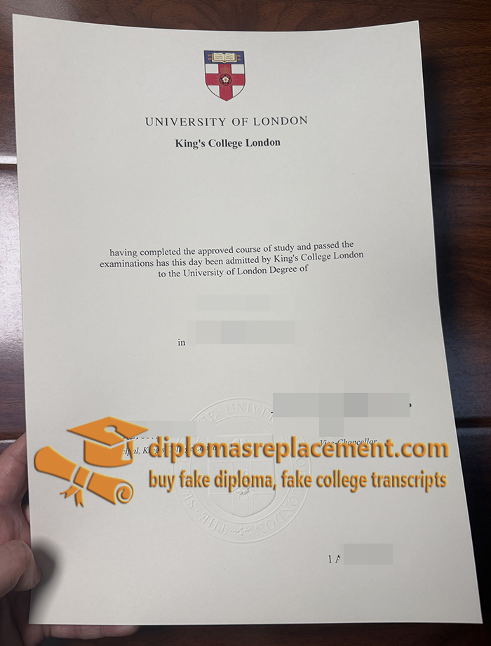 King's College London degree