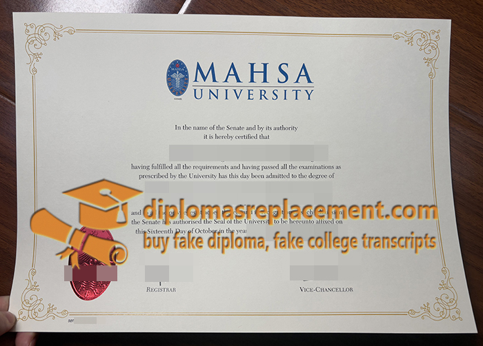 MAHSA University degree