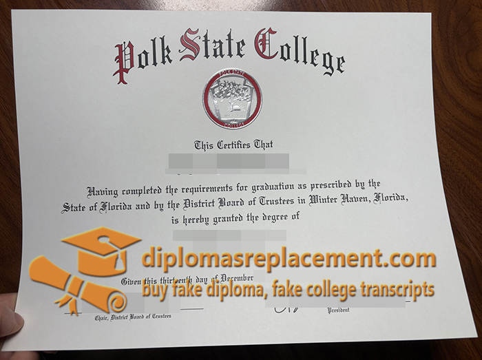 Polk State College diploma