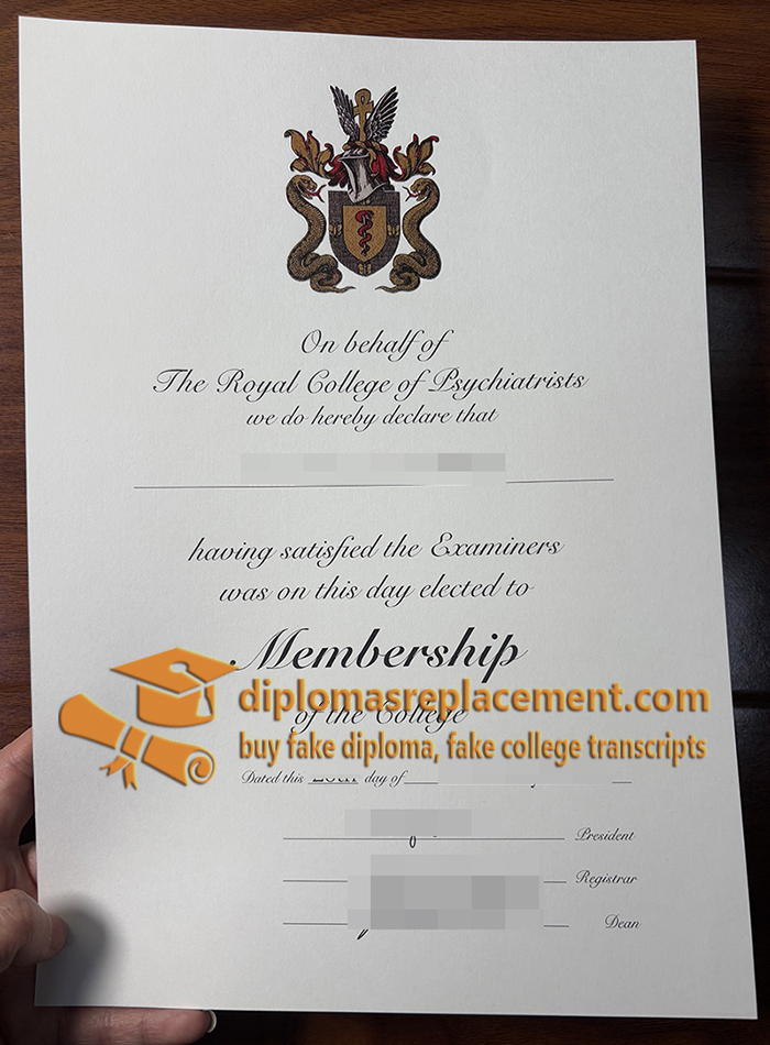 Royal College of Psychiatrists degree