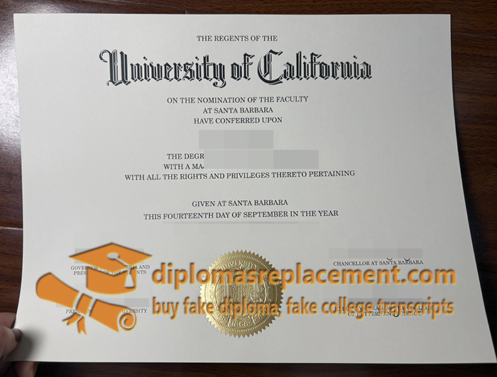 UCSB diploma