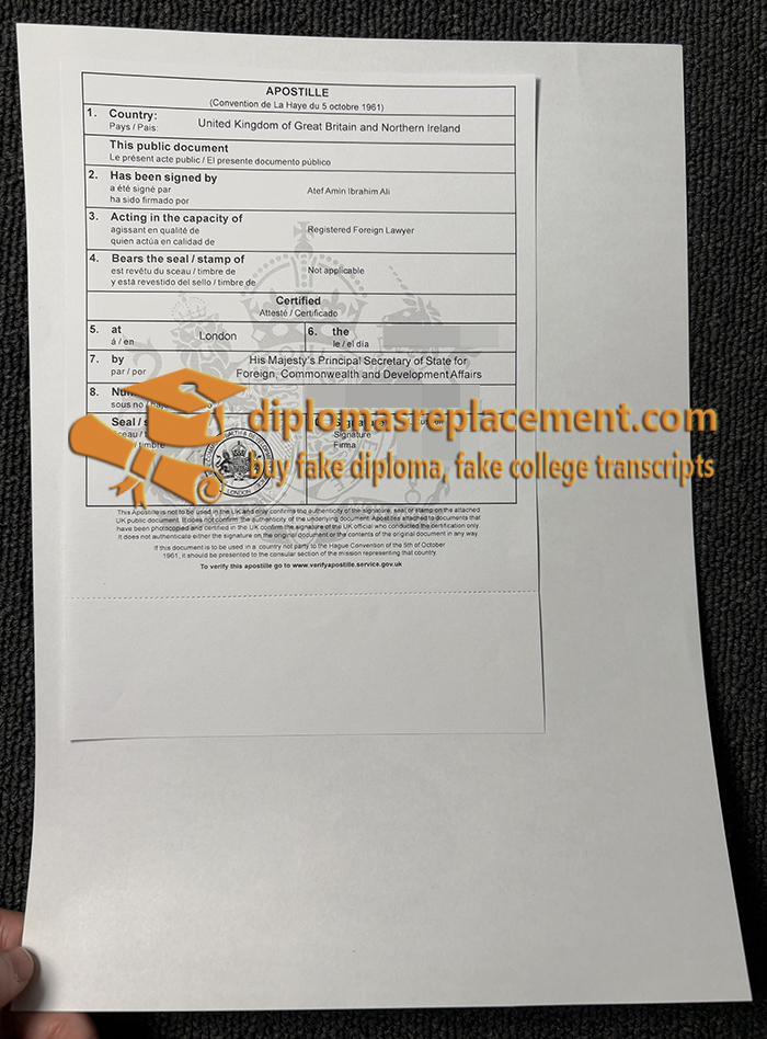 UK Apostille