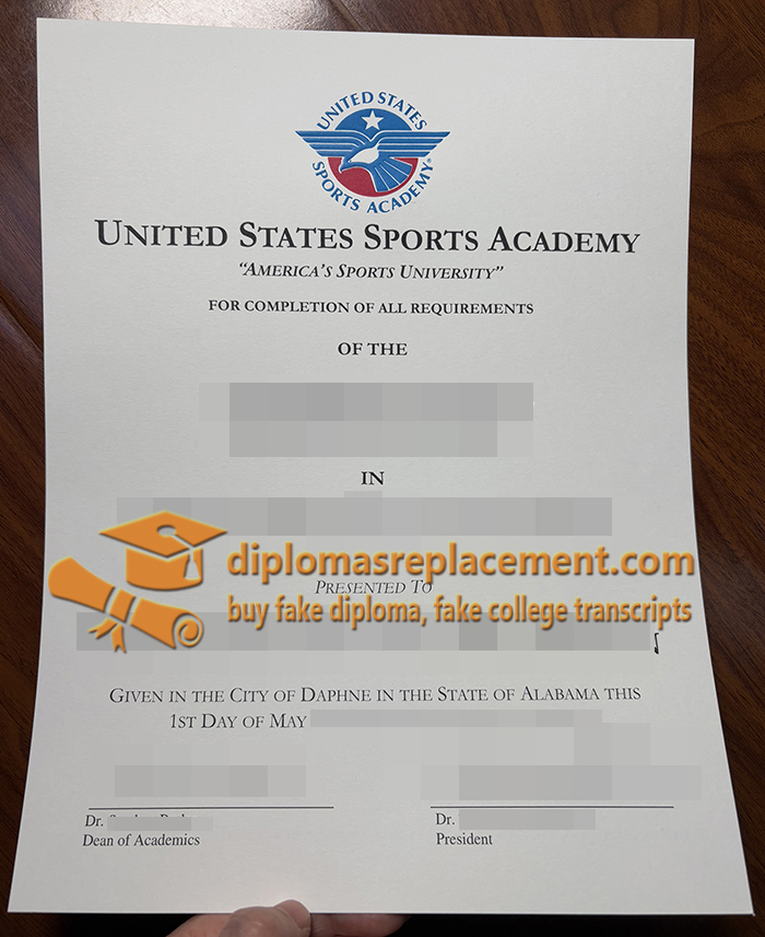United States Sports Academy diploma