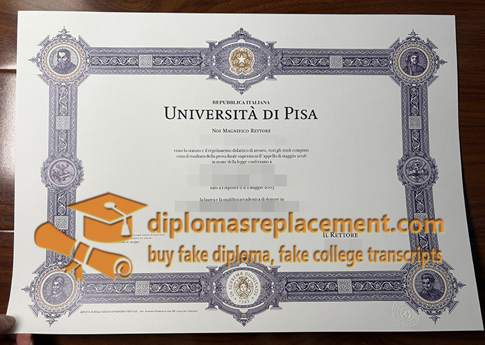 Università di Pisa diploma